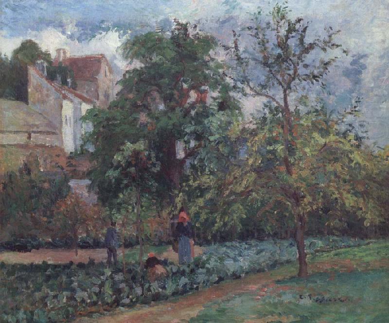 Camille Pissarro The orchard at Maubuissson,Pontoise Le verger a Maubuisson,Pontoise china oil painting image